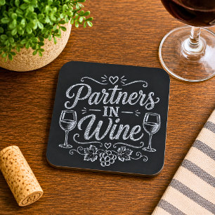 Partners in Wine Coaster