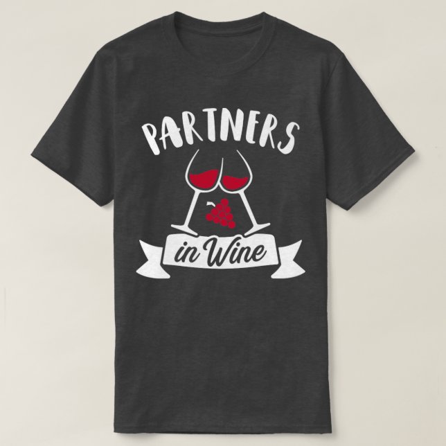 Partners in wine T-Shirt (Design Front)
