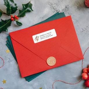 Partridge   12 Day of Christmas Return Address Label