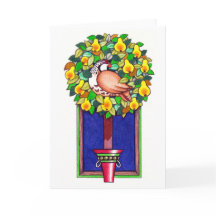 Partridge and Pear Christmas Cards