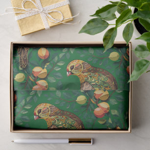 Partridge-Bird In A Pear-Tree Cut-Out Stencil 2 Tissue Paper