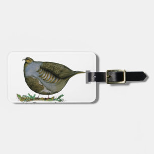 partridge bird, tony fernandes luggage tag