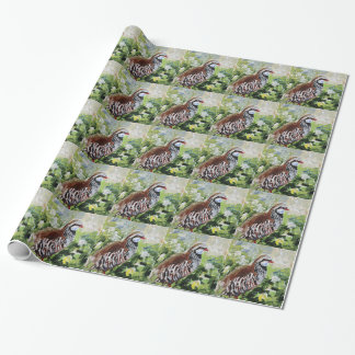 Partridge design just for you wrapping paper