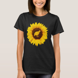 Partridge For Women Men Bird Quail Sunflower Lover T-Shirt