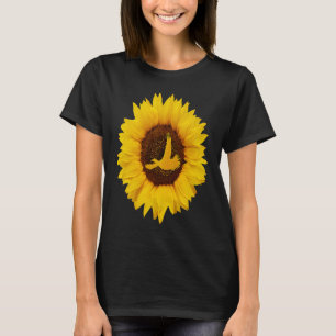 Partridge  For Women Men Bird Quail Sunflower T-Shirt
