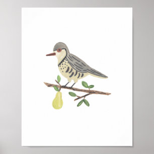 Partridge in a Pear Tree Art Print
