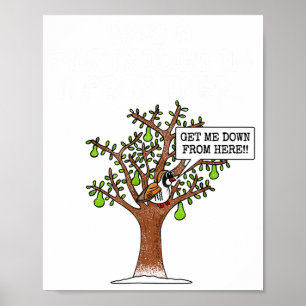 Partridge In A Pear Tree, Christmas Carol Singing  Poster