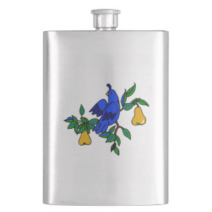 Partridge In A Pear Tree Flask