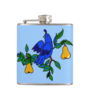 Partridge In A Pear Tree Flask