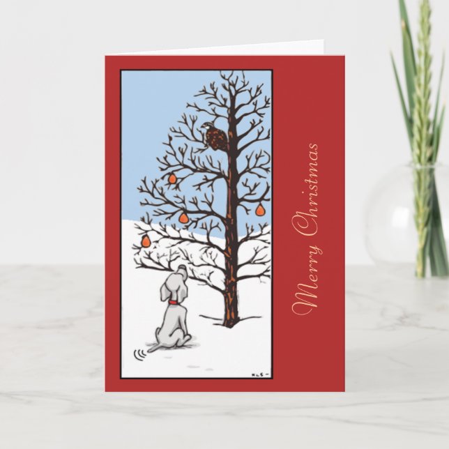 Partridge in a Pear Tree Holiday Card (Front)