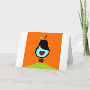 Partridge in a Pear Tree Holiday Card
