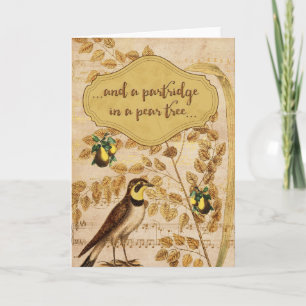 Partridge in a Pear Tree Holiday Cards