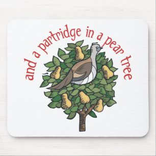 Partridge in a Pear Tree Mouse Pad