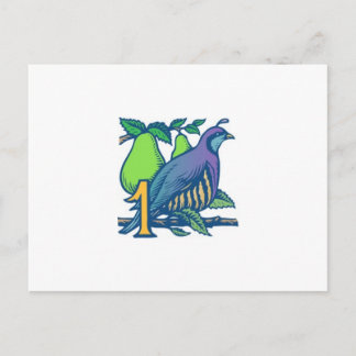 Partridge in a Pear Tree Postcard