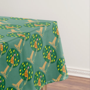 Partridge in a pear tree tablecloth