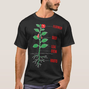 Parts of a Plant Science Gift for Teachers Kids an T-Shirt
