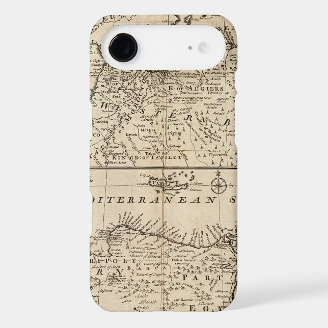 Parts of Barbary, Africa Case-Mate iPhone Case (Back)