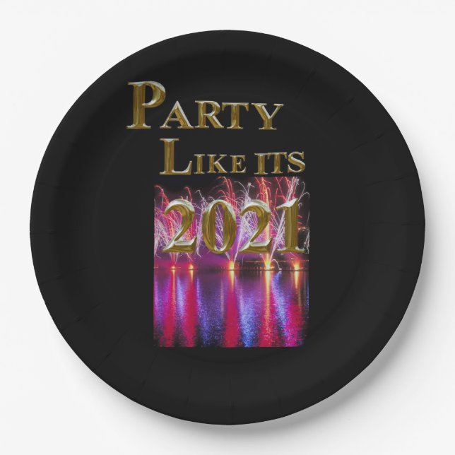 PARTY 2021 PAPER PLATE (Front)