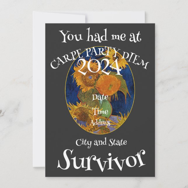 Party 2024 2025 2026 2027 2028 2029 2030 2031 2032 invitation (Front)