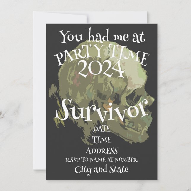 Party 2024 2025 2026 2027 2028 2029 2030 2031 2032 invitation (Front)