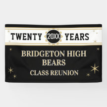 Party! 20th Reunion Celebration Banner
