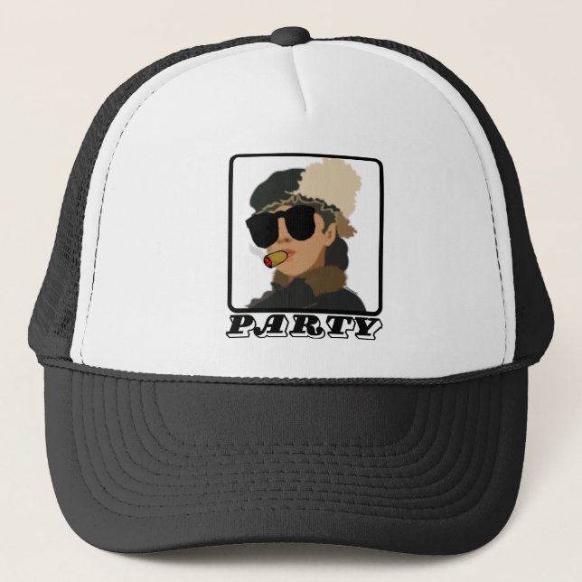PARTY 2 TRUCKER HAT (Front)