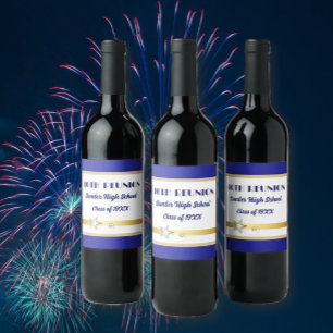 Party! 40th Class Reunion custom  Wine Label