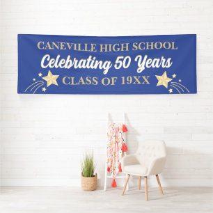 Party! 50 Years! 12 Ft Big Class Reunion banner