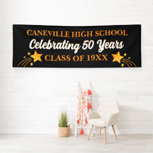 Party! 50 Years! CUSTOM Class Reunion banner