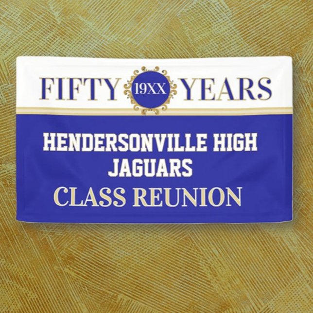 Party! 50th Reunion Celebration Banner (Creator Uploaded)