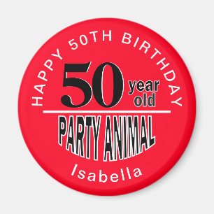 Party Animal - 00 Birthday Magnet