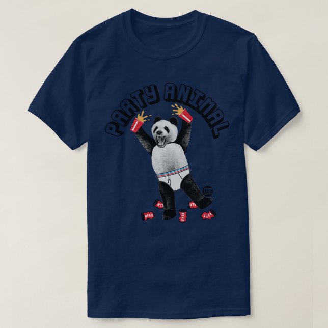 PARTY ANIMAL 1 T-Shirt (Design Front)