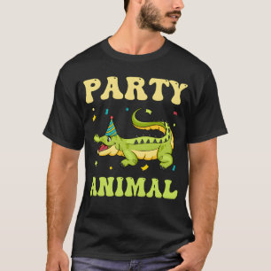Party Animal Alligator Birthday family T-Shirt