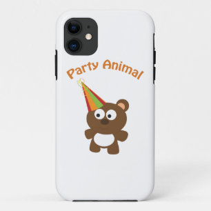 Party animal bear iPhone 11 case