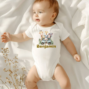 Party Animal Birthday Outfit, Kids Safari Birthday Baby Bodysuit