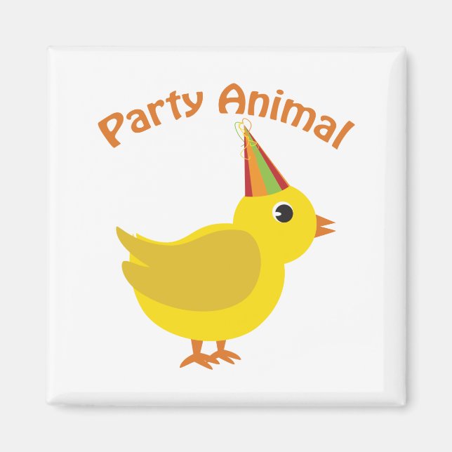 Party Animal Chick Magnet (Front)