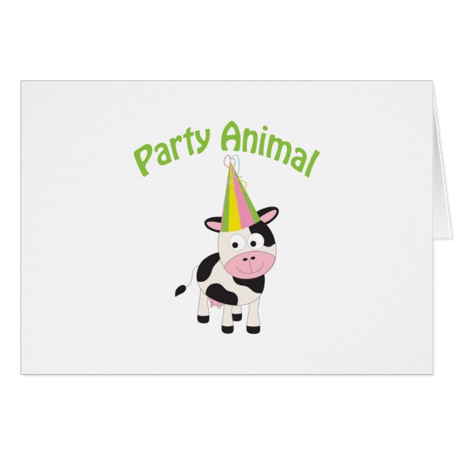 Party Animal cow (Front Horizontal)