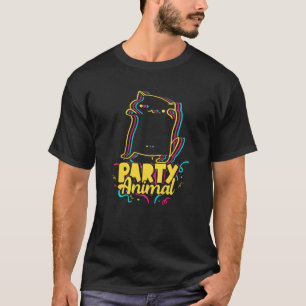 Party Animal Disco Dancing Cat Meme T-Shirt