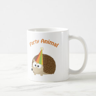 Party Animal! Hedgehog Coffee Mug