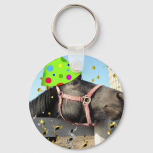 Party Animal Horse Key Ring