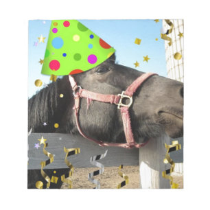 Party Animal Horse Notepad
