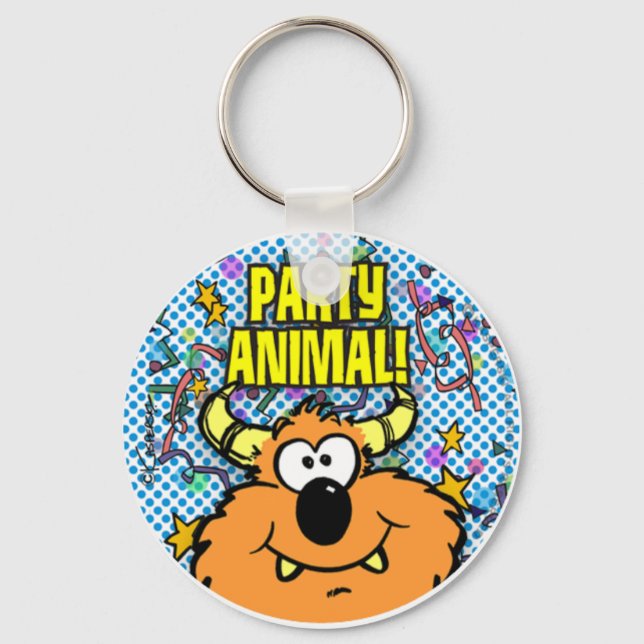 Party Animal Key Ring (Front)