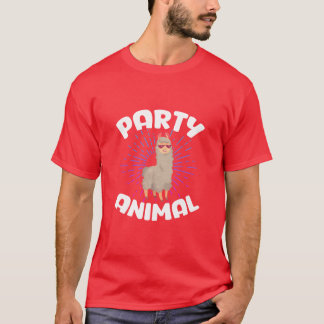 Party Animal Llama vintage T-Shirt