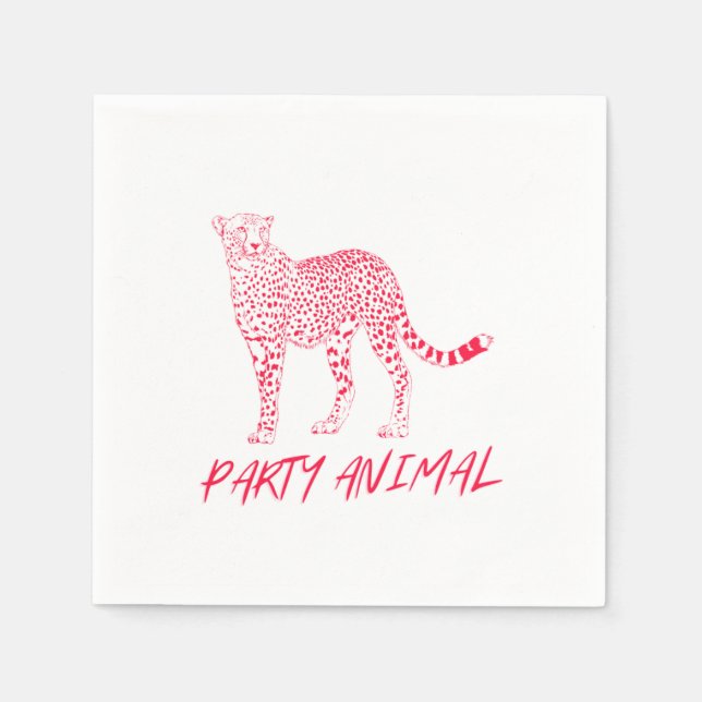 Party Animal  Napkin (Front)