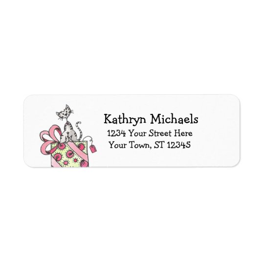 Party Animal Return Address Label
