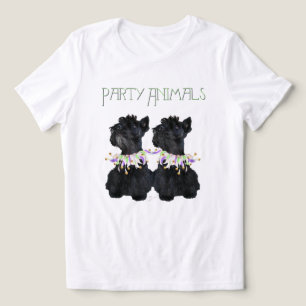 Party Animal Scottish Terriers Tri-Blend Shirt