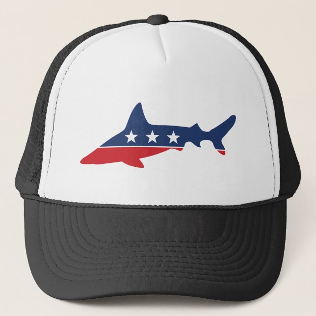 Party Animal - Shark Trucker Hat (Front)