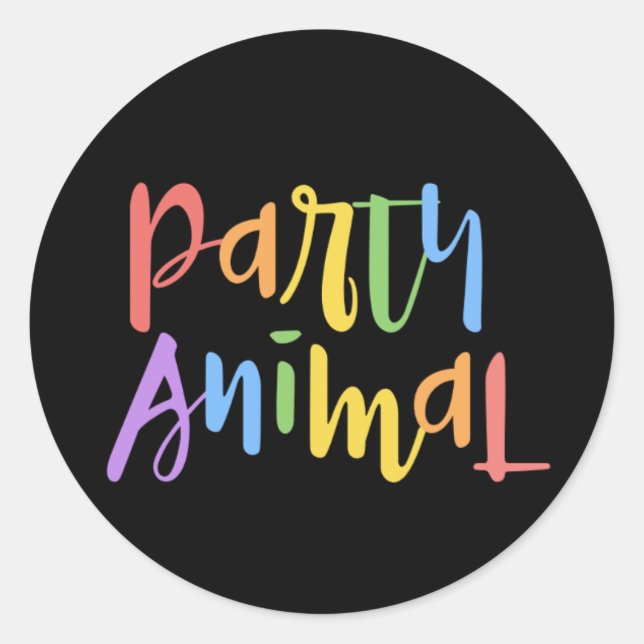 Party Animal Sticker (Front)