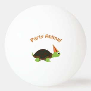 Party Animal Turtle Ping Pong Ball