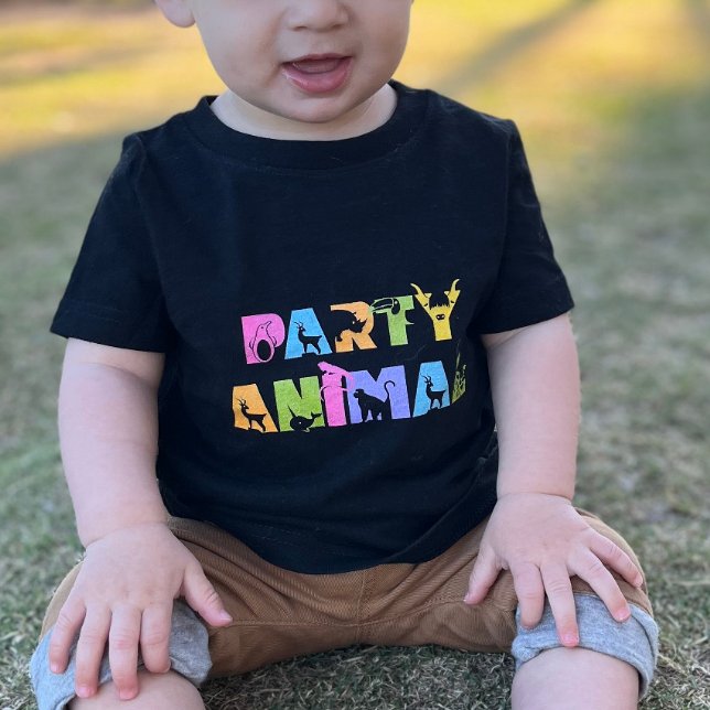 Party Animal Zoo Safari Birthday Party Baby T-Shirt (Party Animal Birthday Shirt)